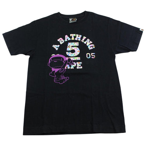 T-shirt Bape Baby Milo 2005 Multi Camo Noir