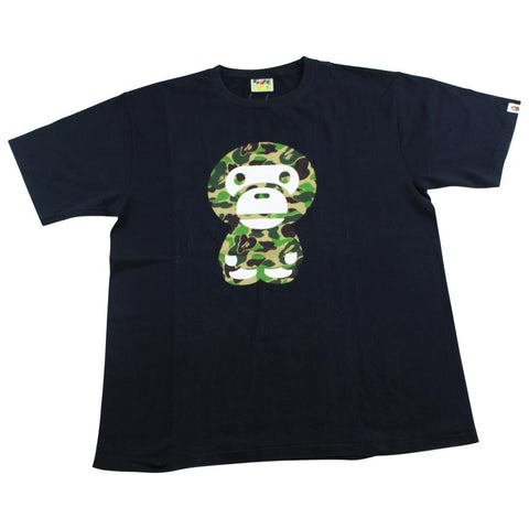 T-shirt Bape Baby Milo Green Camo noir