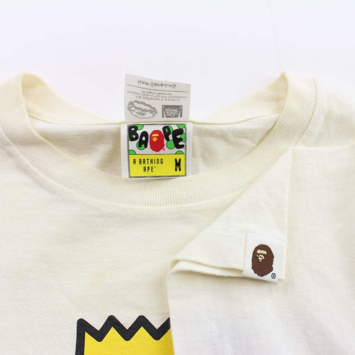 bape x simpsons bart tee white - SaruGeneral