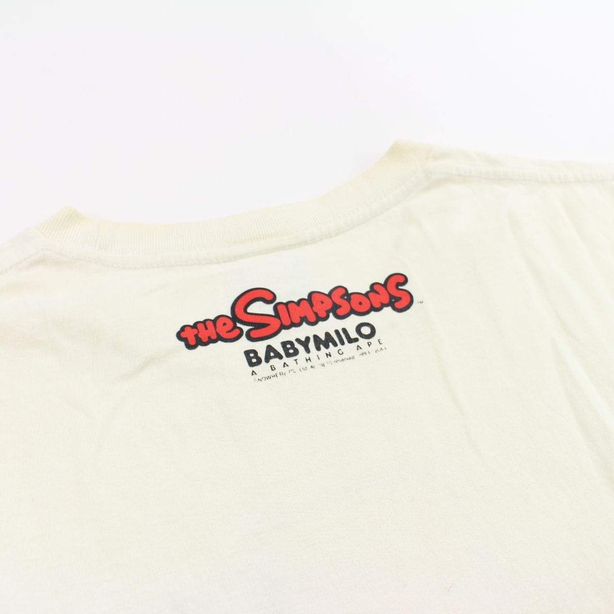 bape x simpsons bart tee white - SaruGeneral