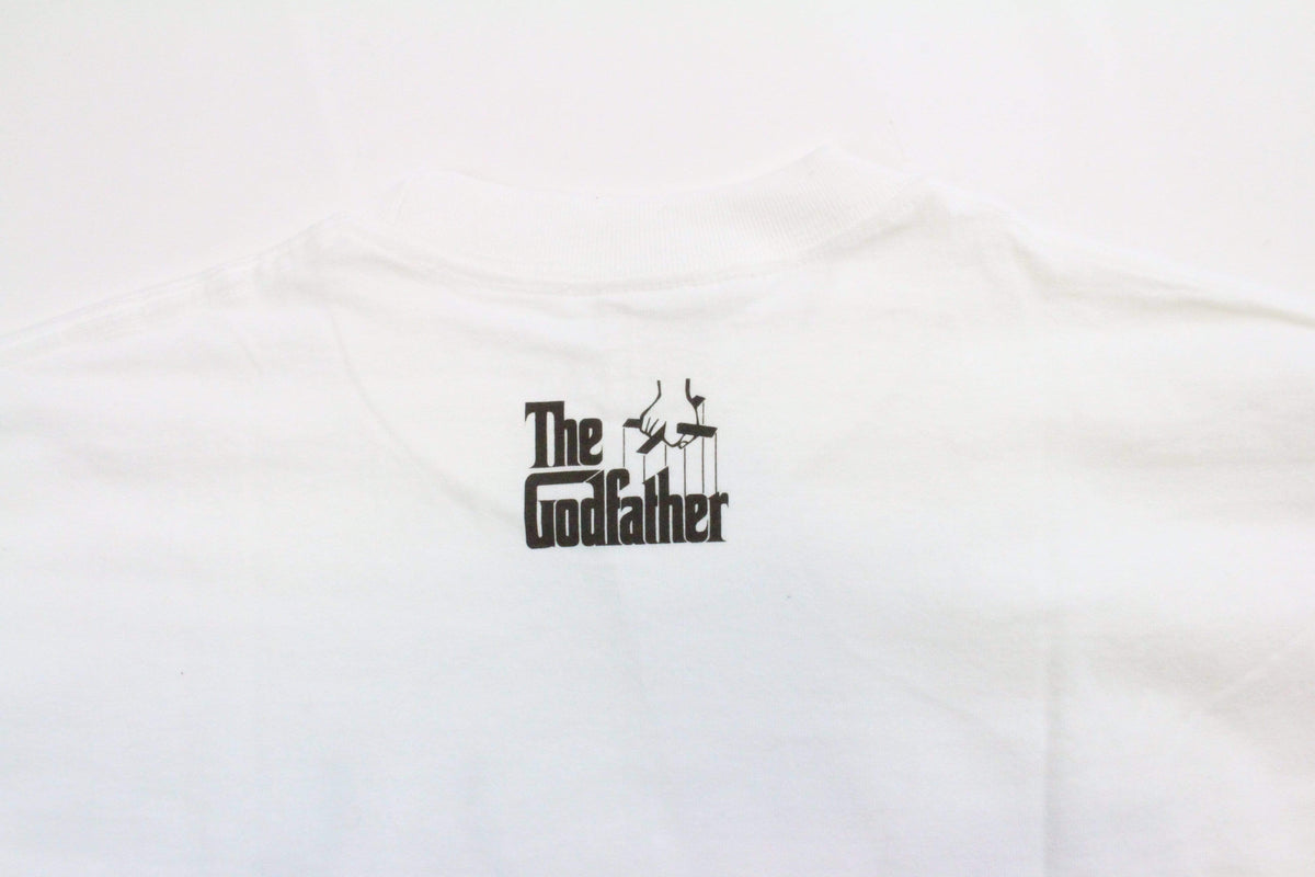 Bape x The Godfather Green Camo Logo Tee White - SaruGeneral