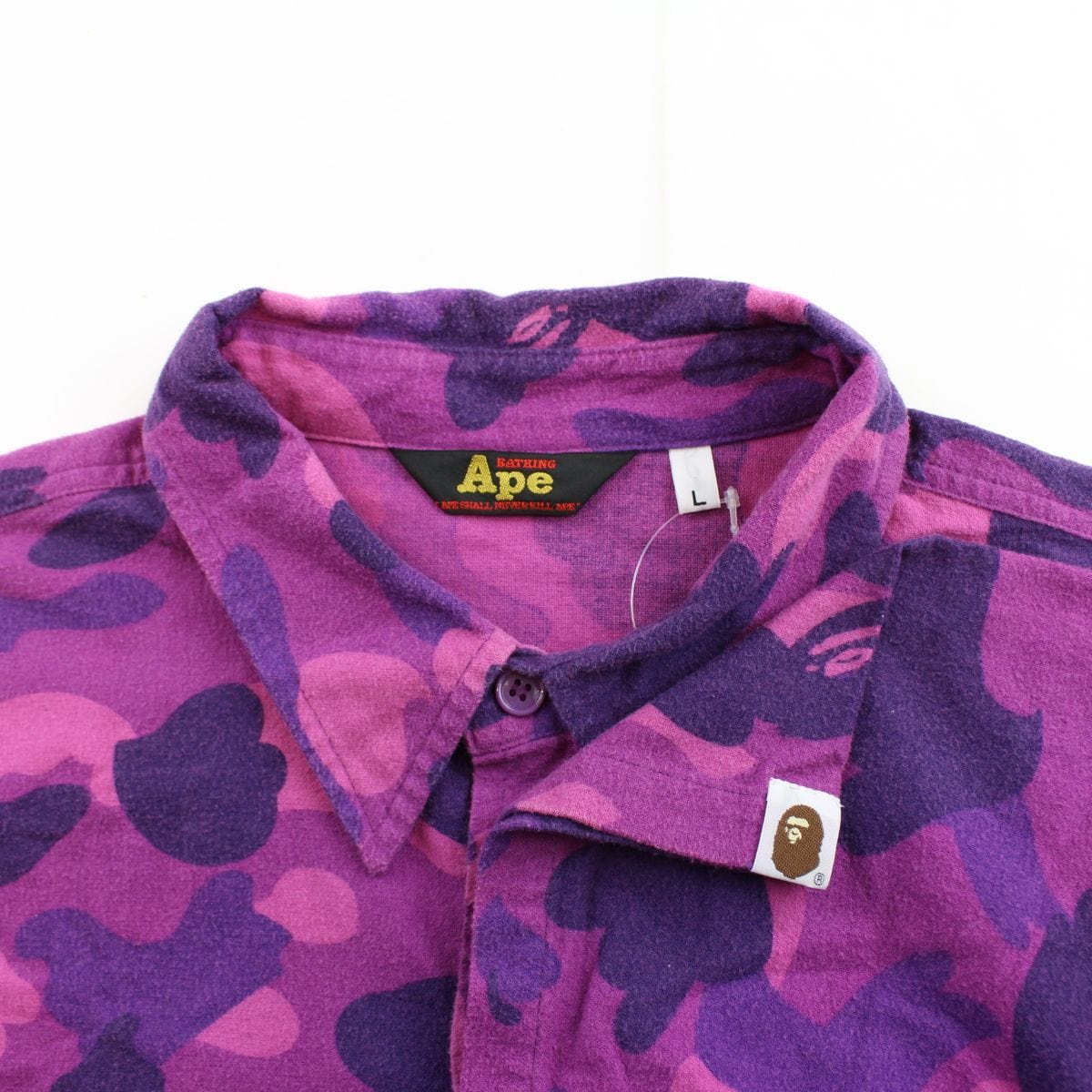 Bape Purple Camo SS Shirt - SARUUK