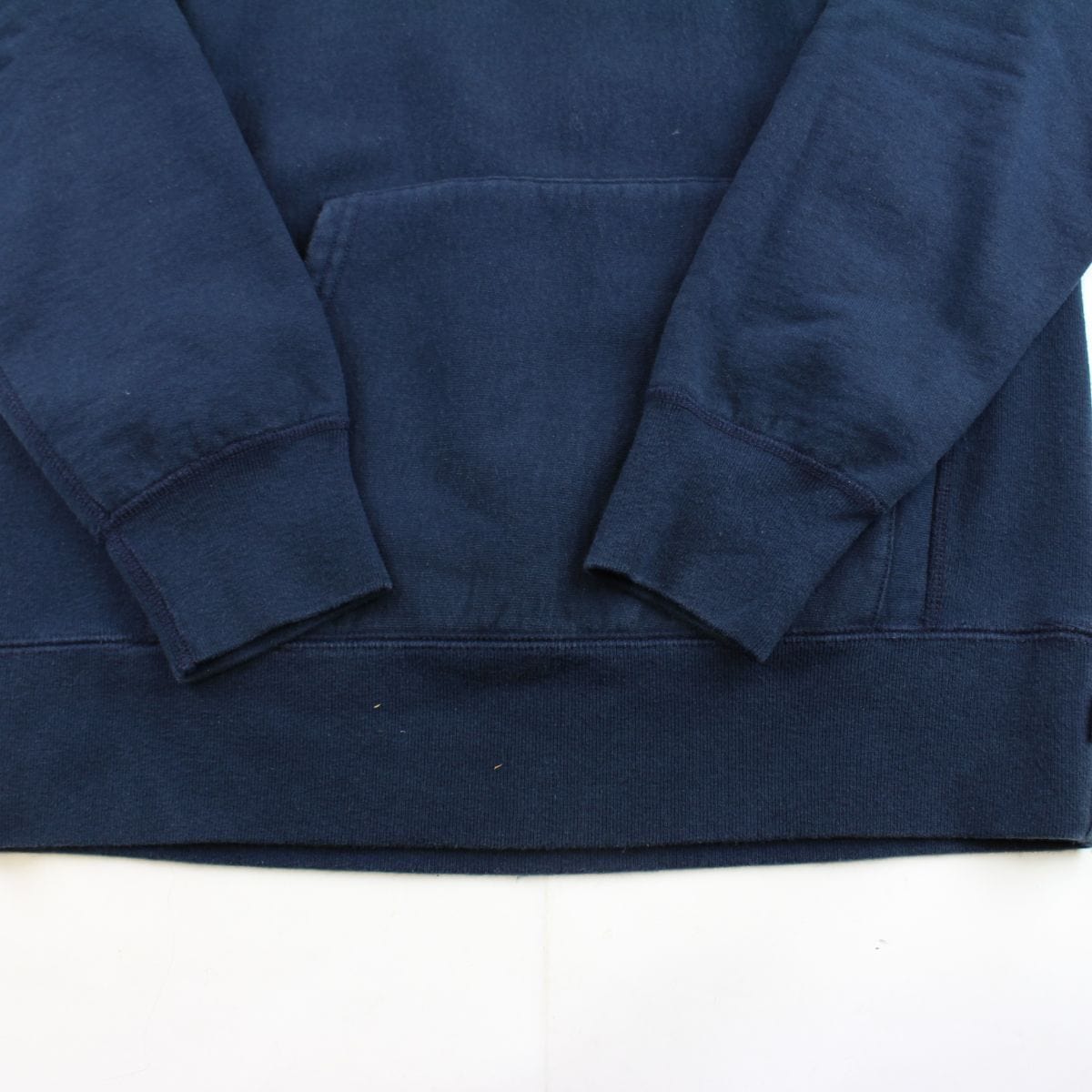 Supreme Red on Navy Box Logo Hoodie - SARUUK