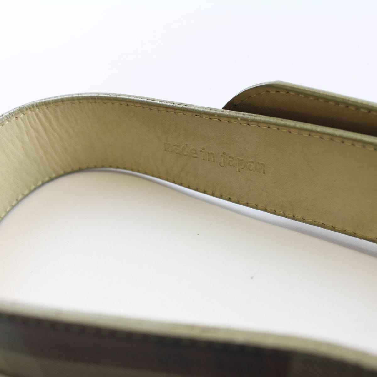 Bape Green Tartan Belt - SARUUK