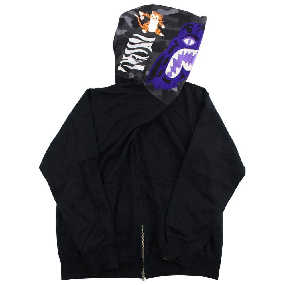 bape purple black tiger full zip - SaruGeneral