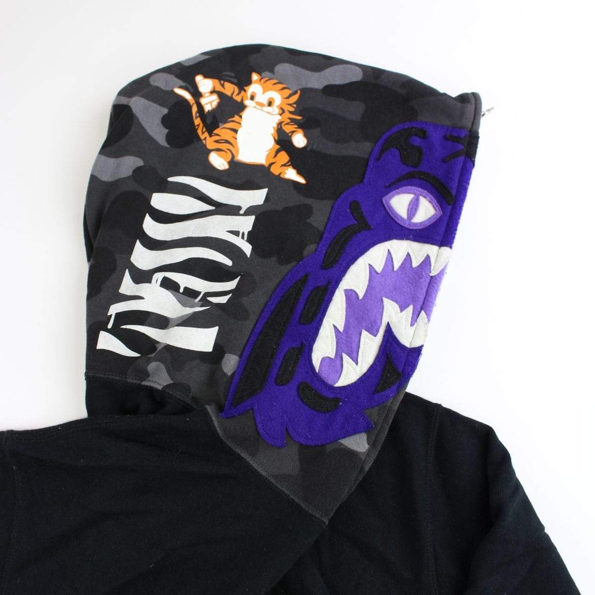 bape purple black tiger full zip - SaruGeneral