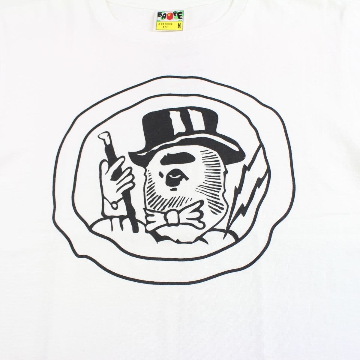 Bape Magician Logo Tee White - SARUUK