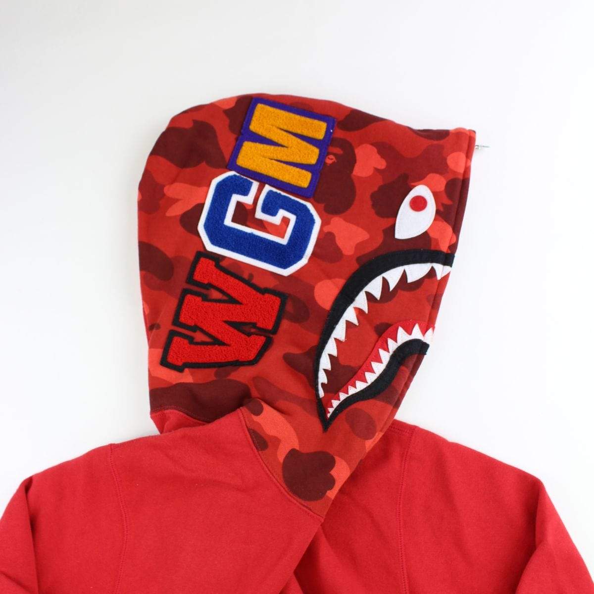 bape red camo shark - SaruGeneral