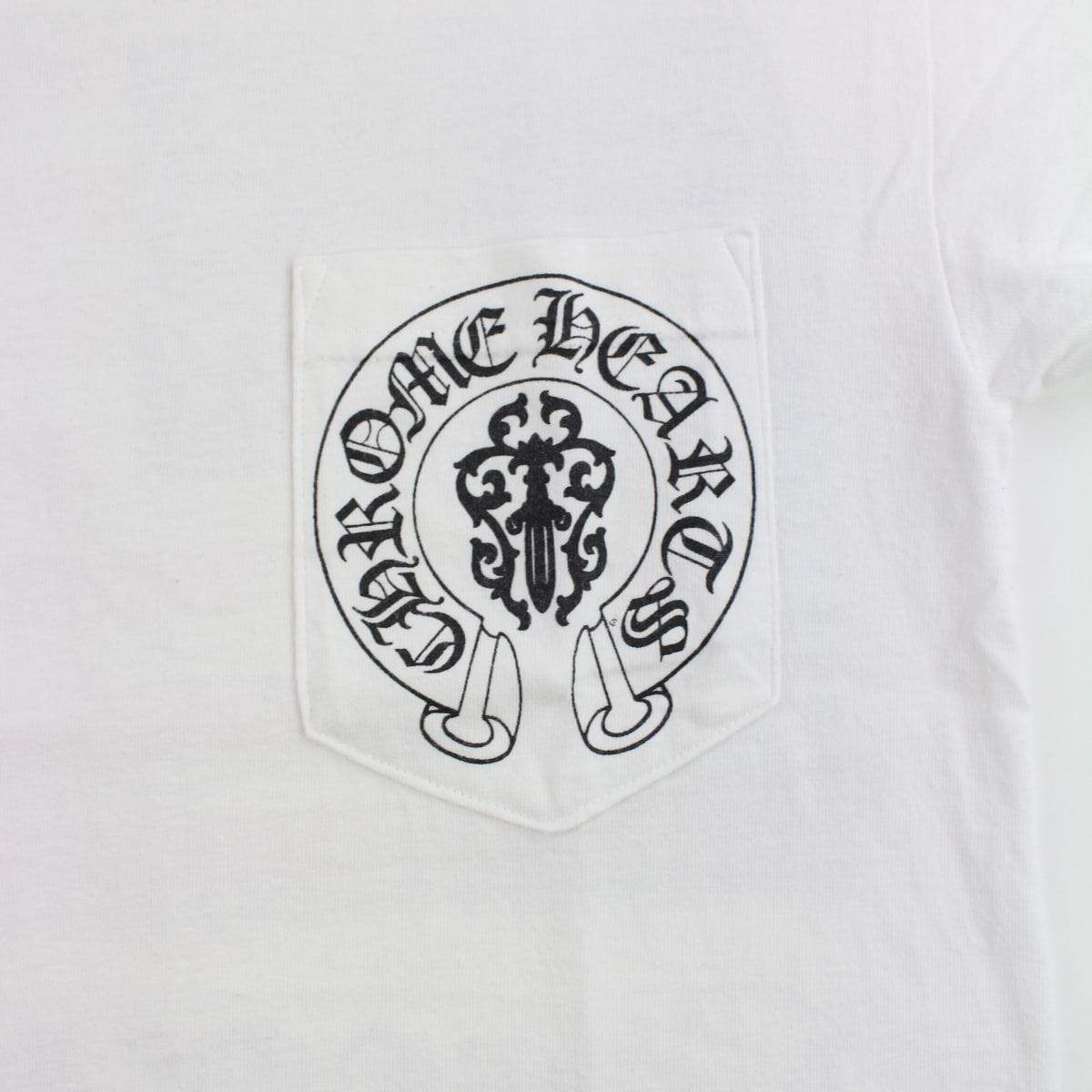 chrome hearts usa logo tee white - SaruGeneral