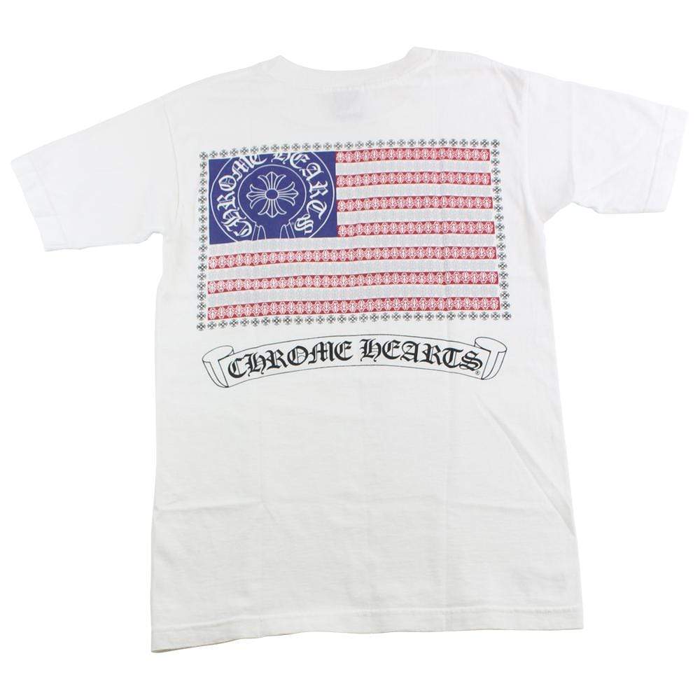 chrome hearts usa logo tee white - SaruGeneral