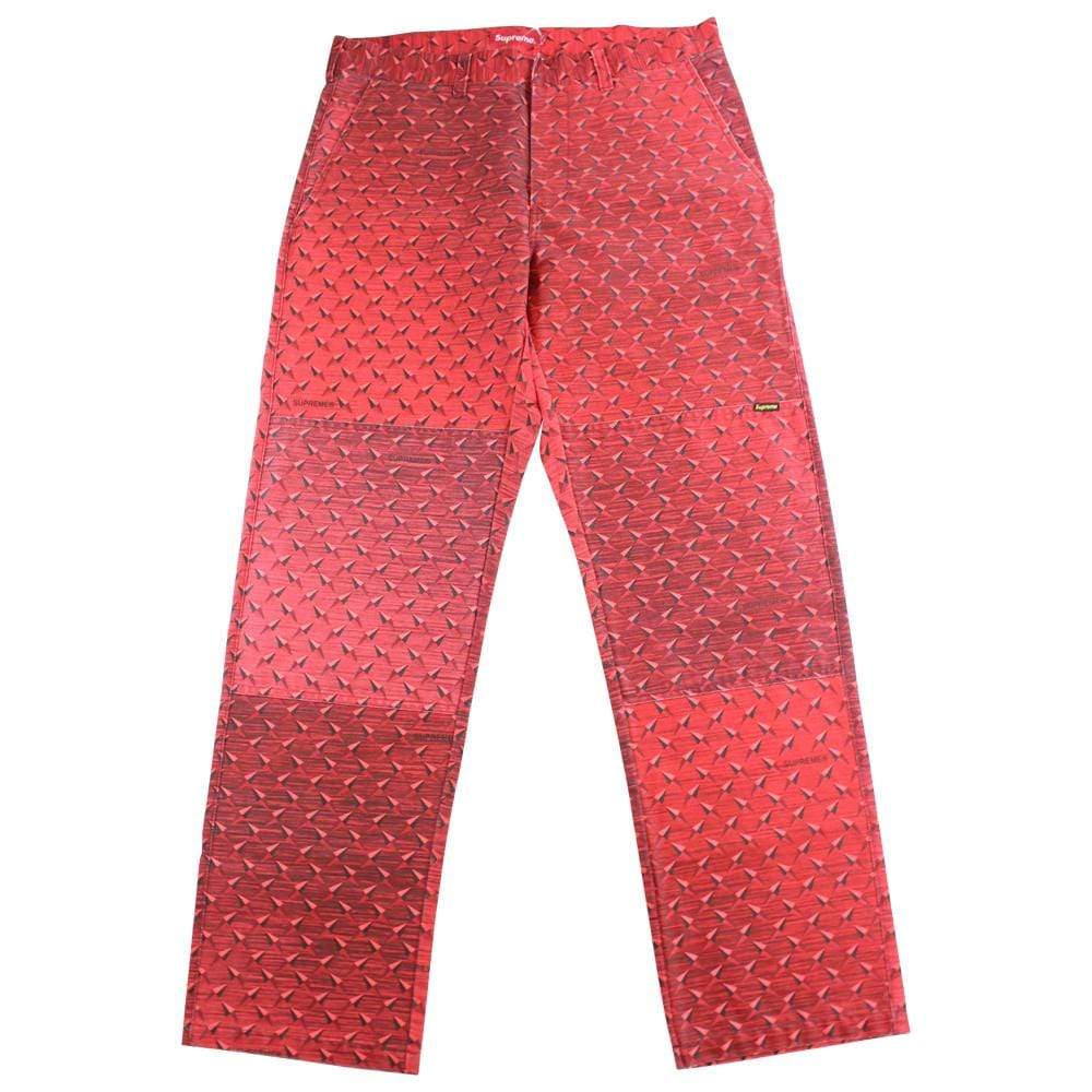 supreme diamond plate pants red - SaruGeneral