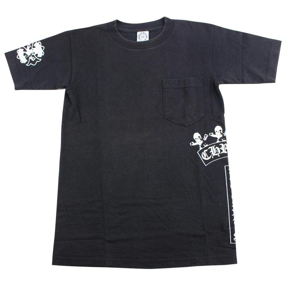 chrome hearts x foti side logo tee black - SaruGeneral