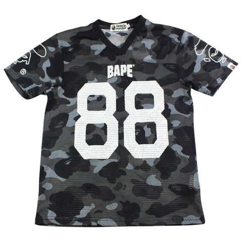 Maillot de football Bape noir camouflage