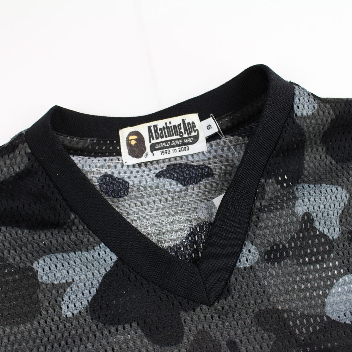 Bape Black Camo Football Jersey - SARUUK