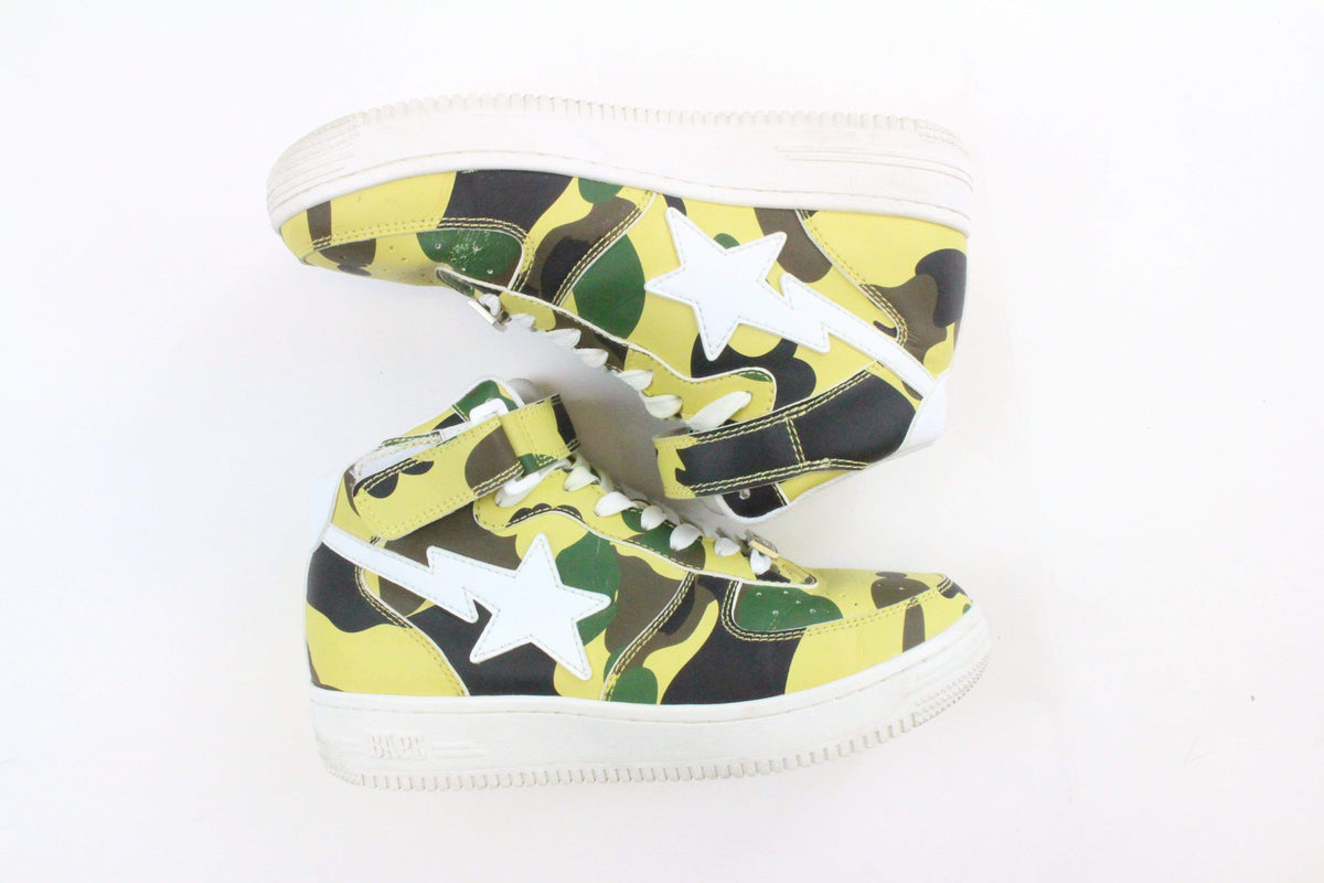 Bapesta 1st Yellow Camo Highs - SaruGeneral
