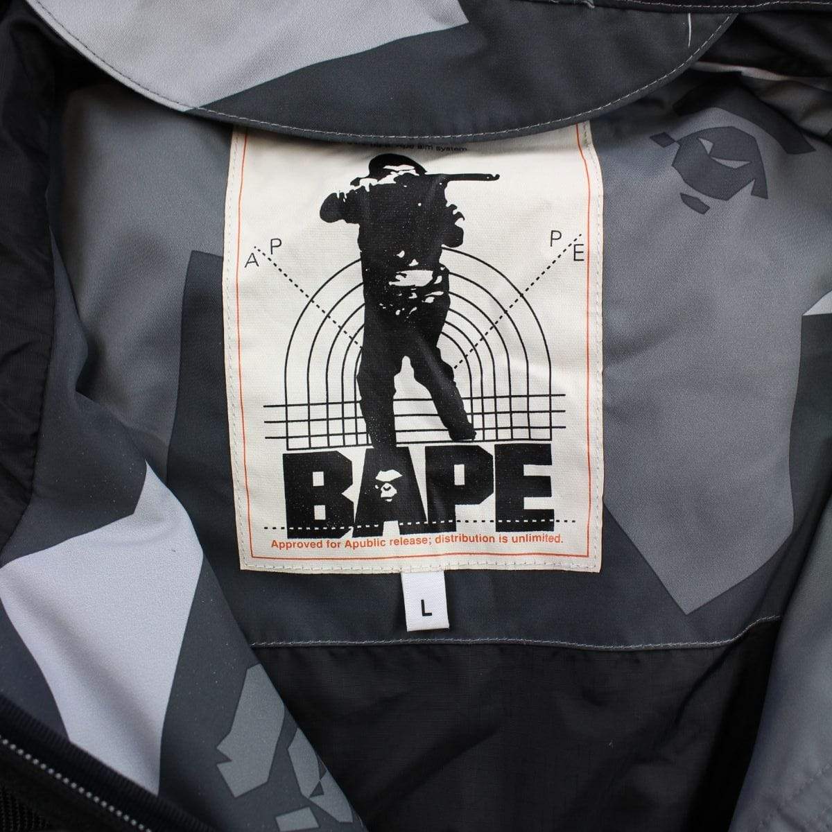 bape splinter camo jacket black grey - SaruGeneral