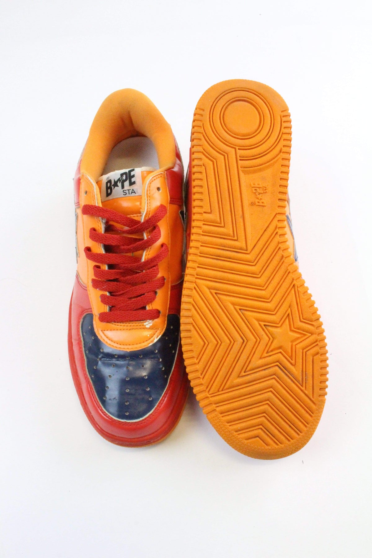 Bapesta Red & Orange - SaruGeneral