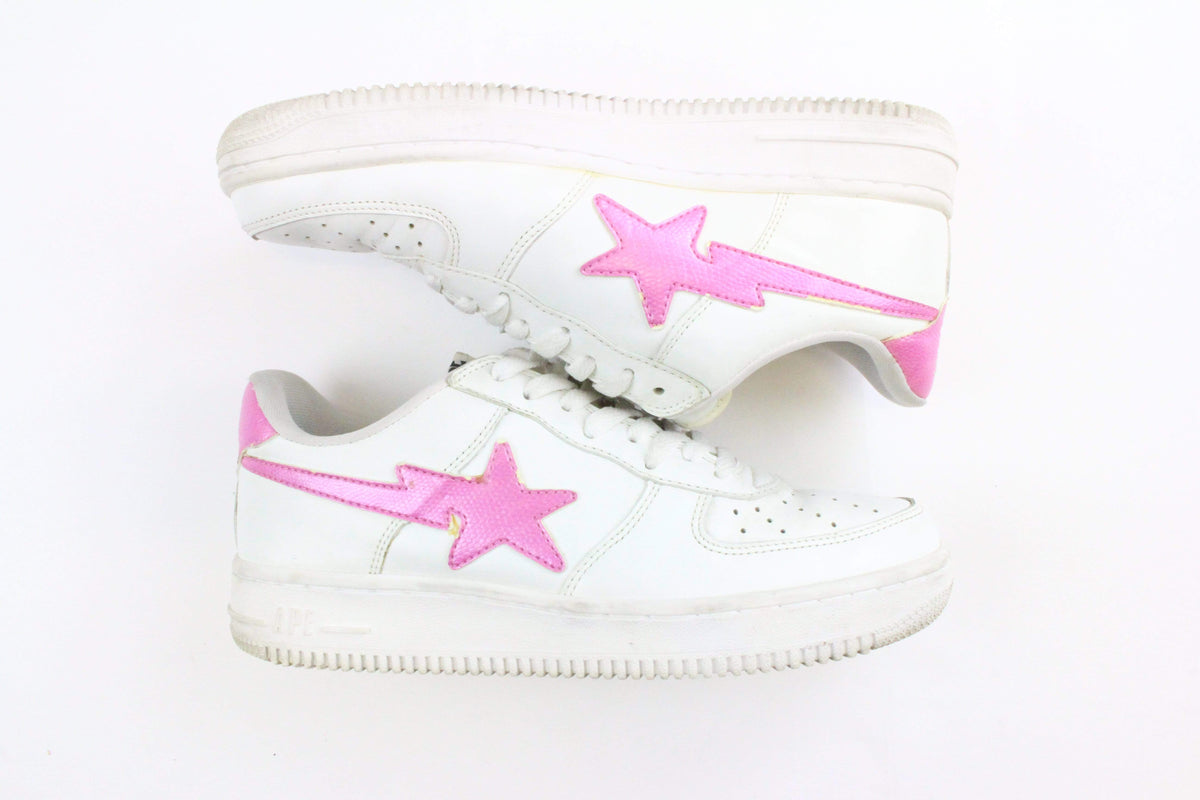 Bapesta Pink Snakeskin Star - SaruGeneral