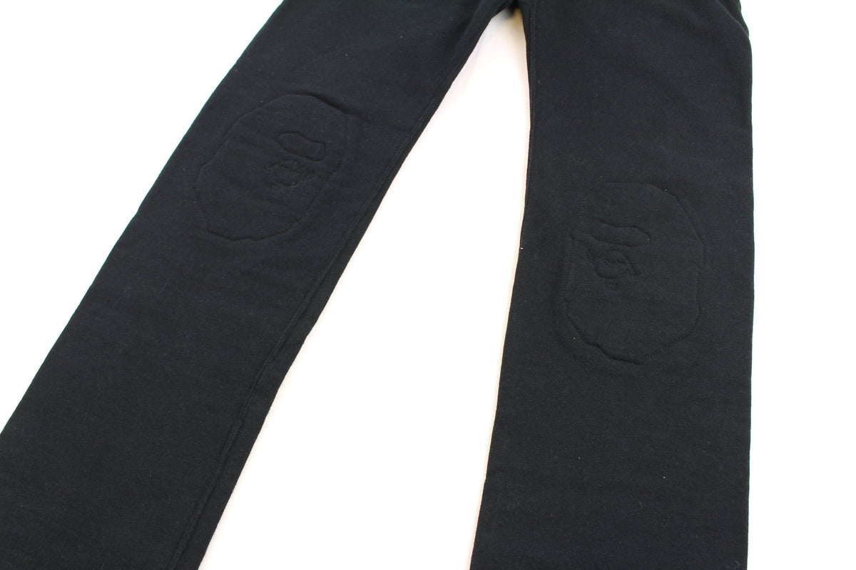 Bape College Logo Sweatpants Black - SARUUK