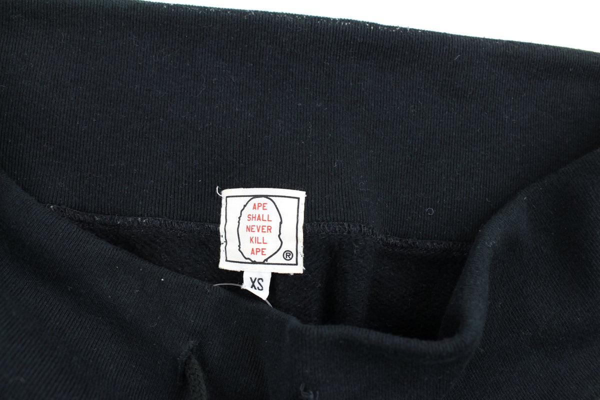 Bape College Logo Sweatpants Black - SARUUK