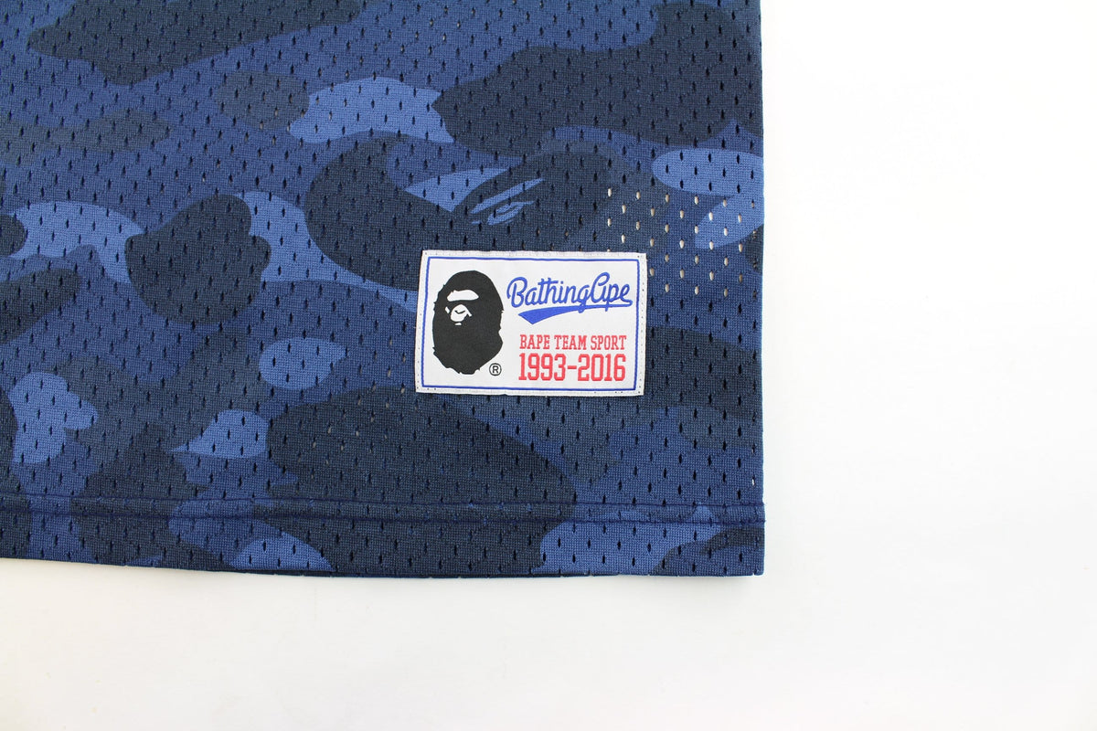 Bape Blue Camo Mesh Jersey - SARUUK