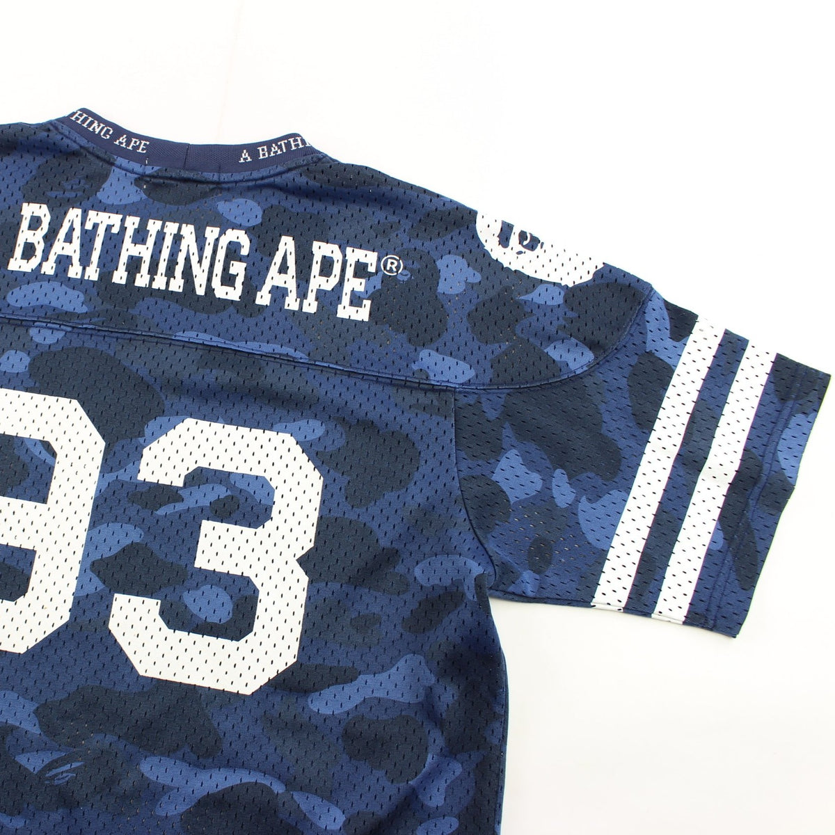 Bape Blue Camo Mesh Jersey - SARUUK