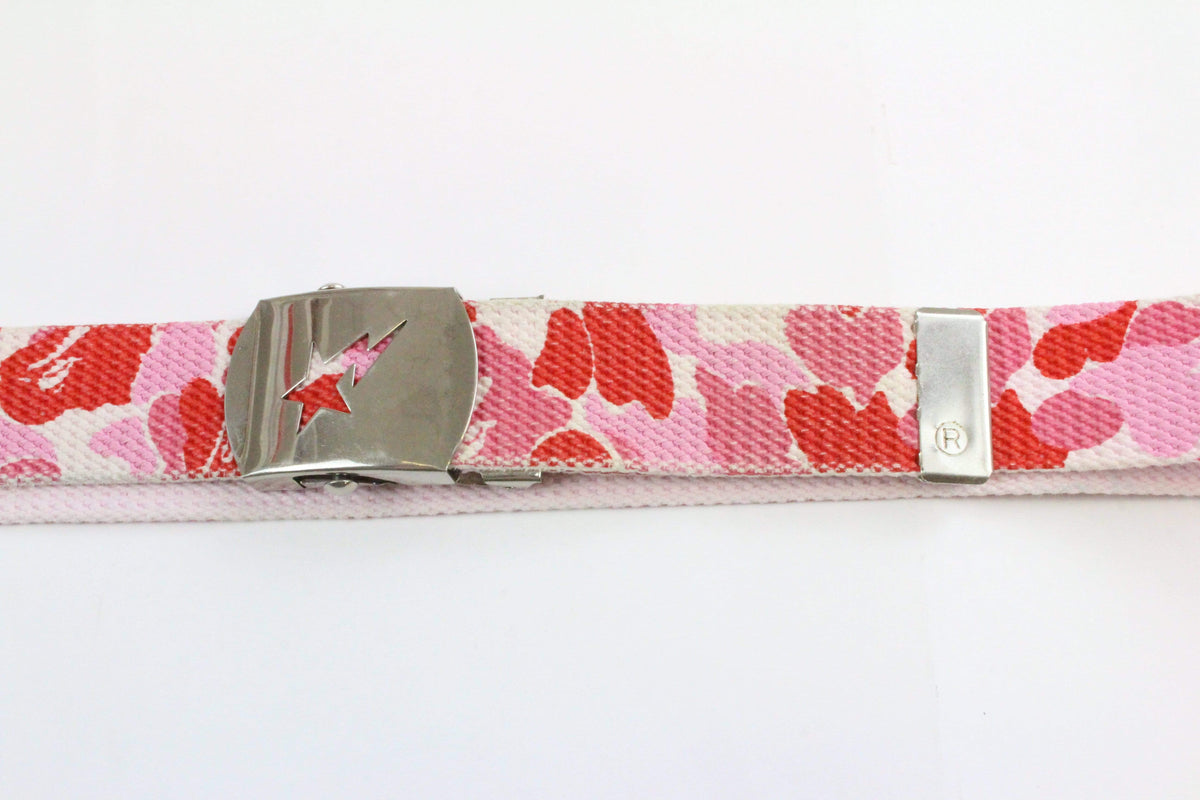 Bape Pink Camo Belt - SaruGeneral