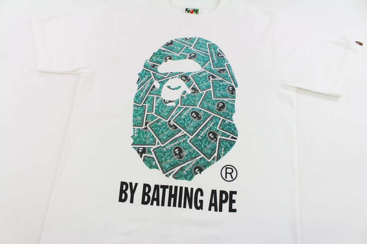 Bape members Credit Card Big Ape Tee White - SARUUK