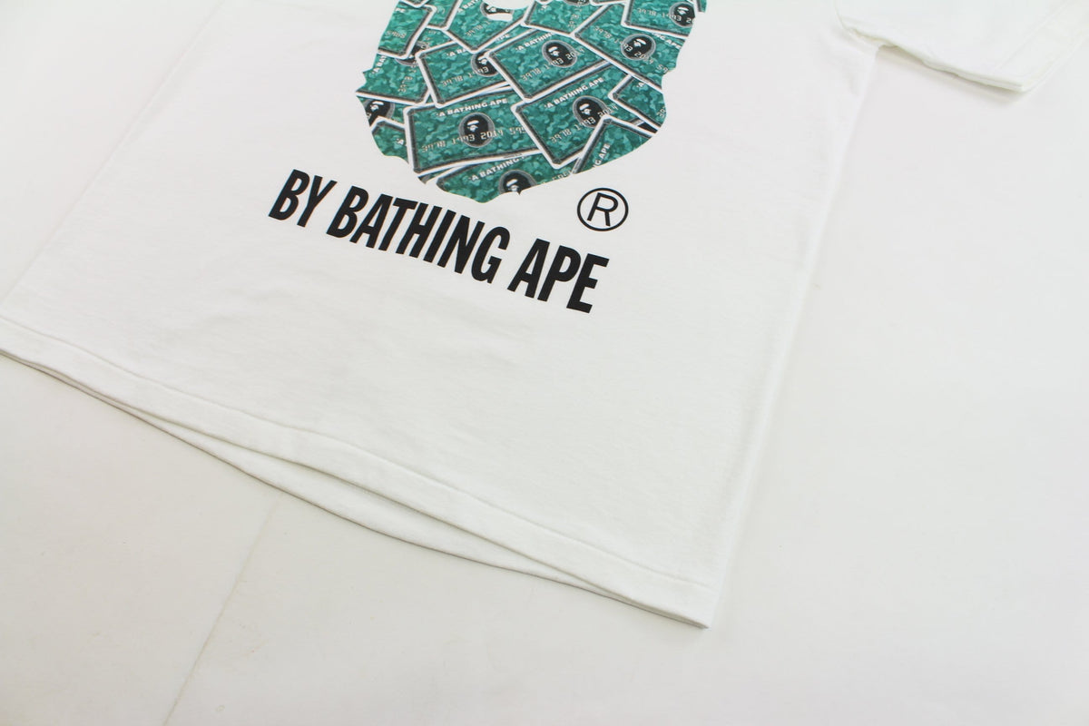 Bape members Credit Card Big Ape Tee White - SARUUK