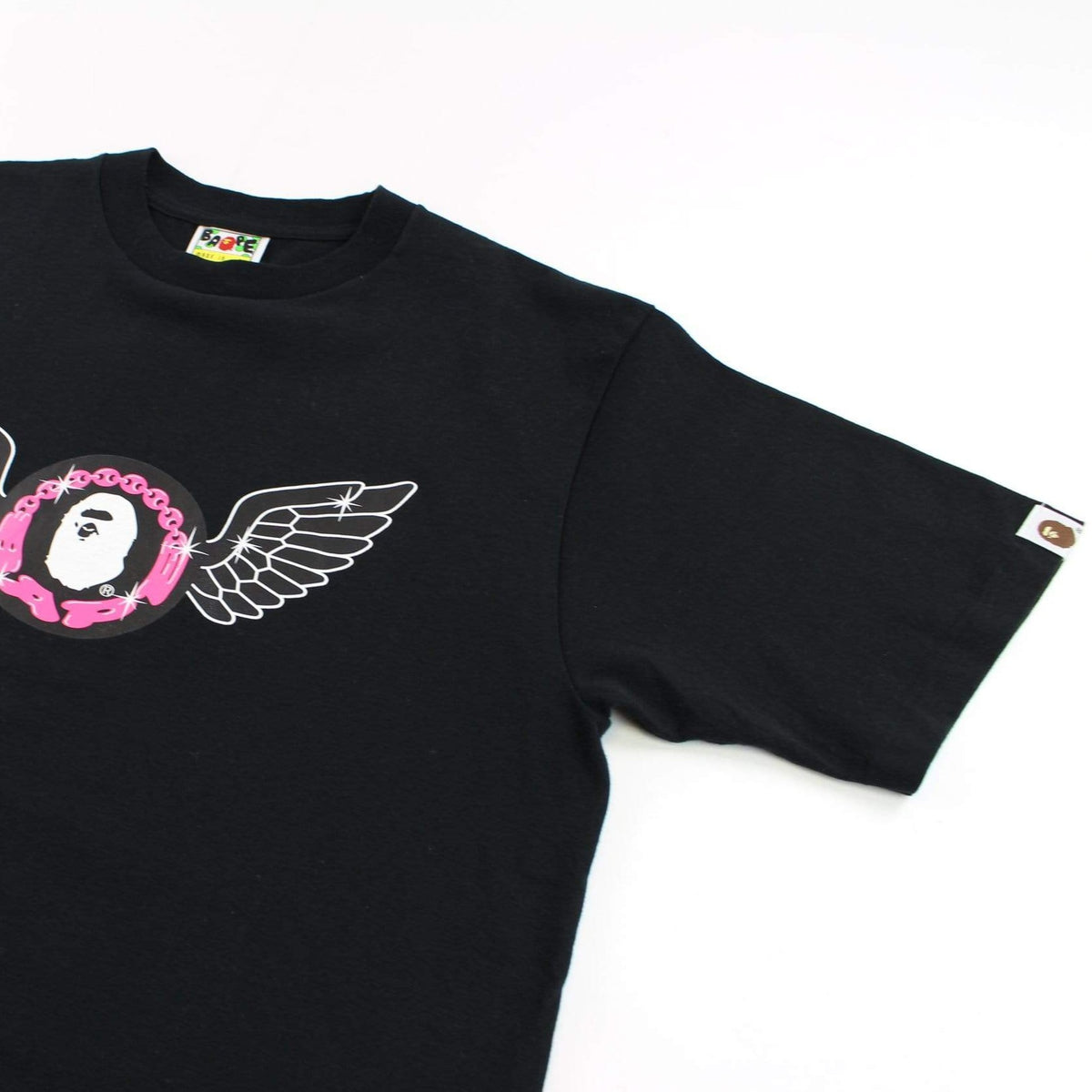 Bape Angel Wings Big Ape Tee Black - SARUUK
