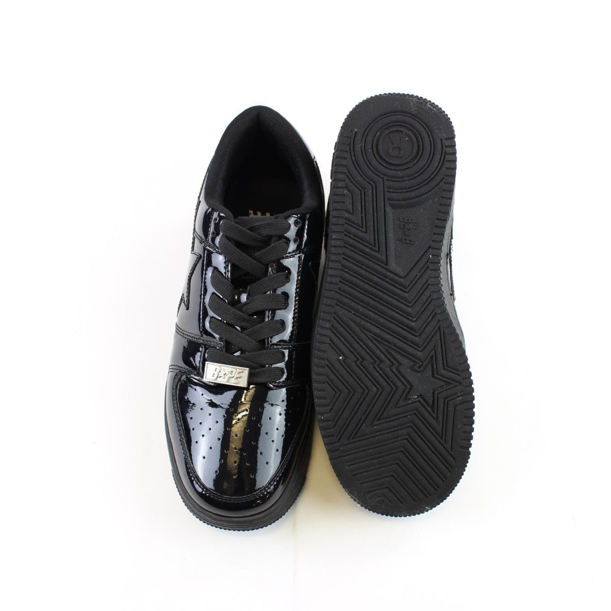 Bapesta Patent Leather Black - SARUUK