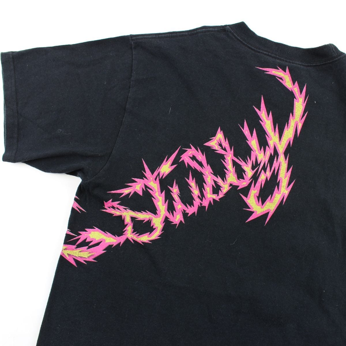 Stussy dino flame Tee Black - SARUUK