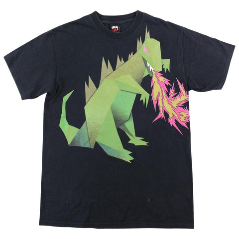 T-shirt Stussy Dino Flame Noir