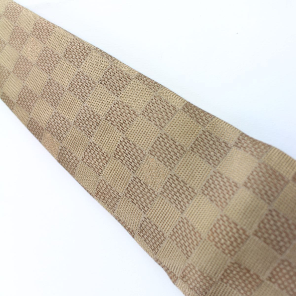 Louis vuitton checkered tie brown - SaruGeneral