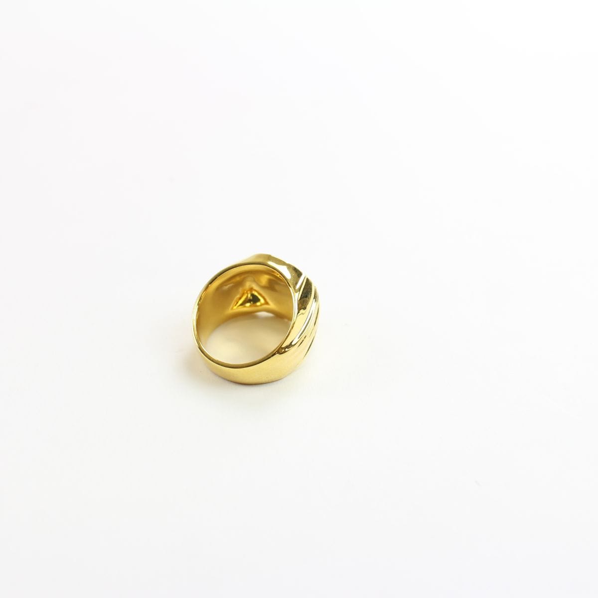 bape swarkovski big ape logo ring gold - SaruGeneral