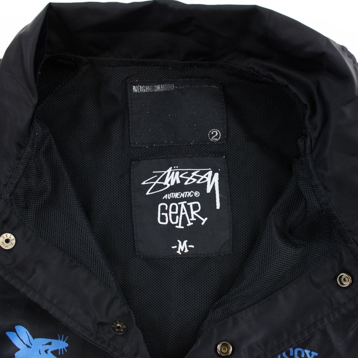 Stussy x neighborhood International Stussy Tribe coach Jacket Black - SARUUK