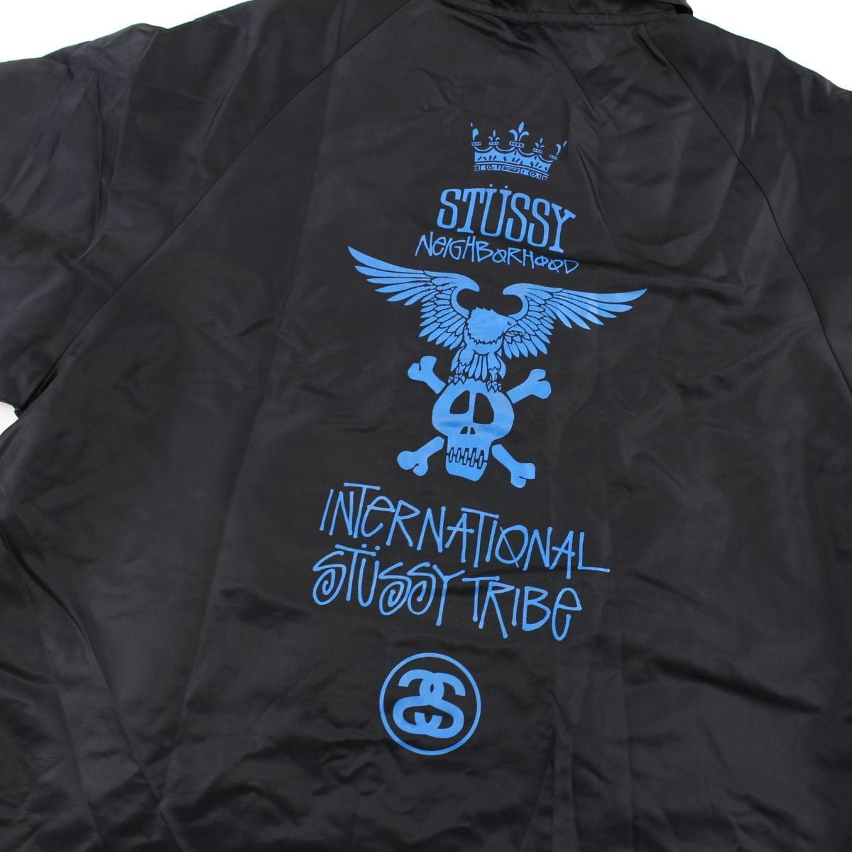 Stussy x neighborhood International Stussy Tribe coach Jacket Black - SARUUK