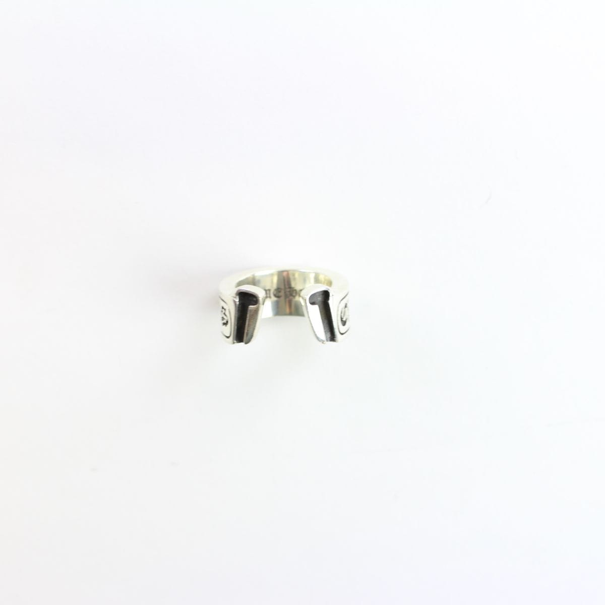 chrome hearts horseshoe scroll ring - SaruGeneral
