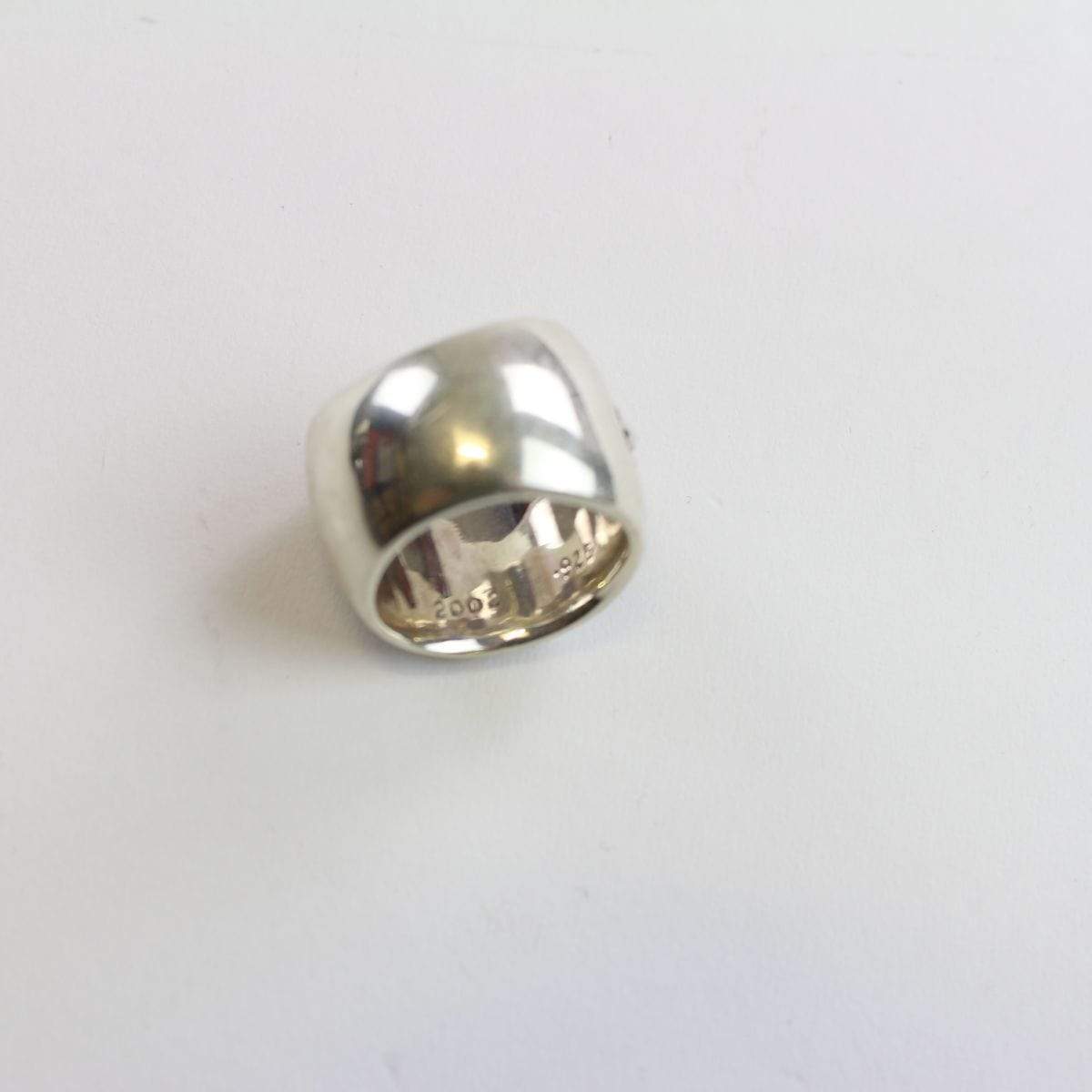 chrome hearts classic oval cross ring - SaruGeneral