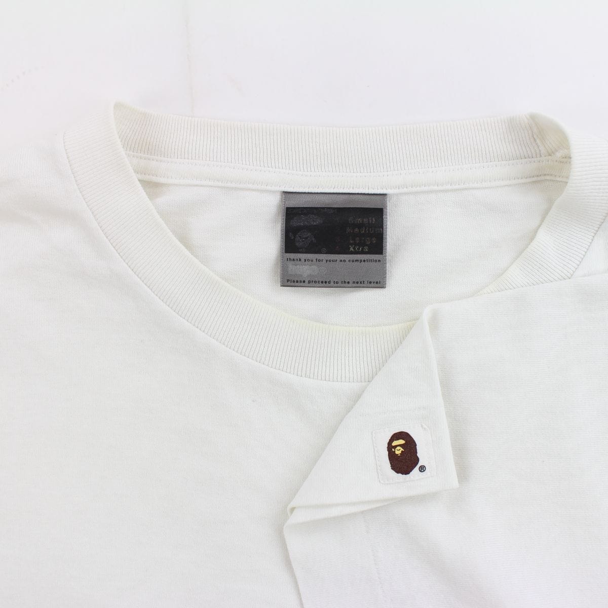 Bape Big Ape Red Star Tee White - SARUUK
