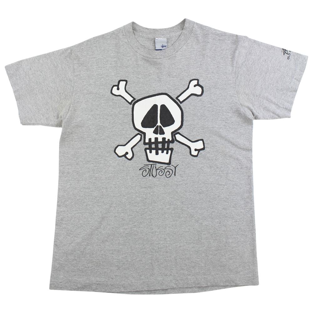 Stussy Skull Tee Grey - SARUUK