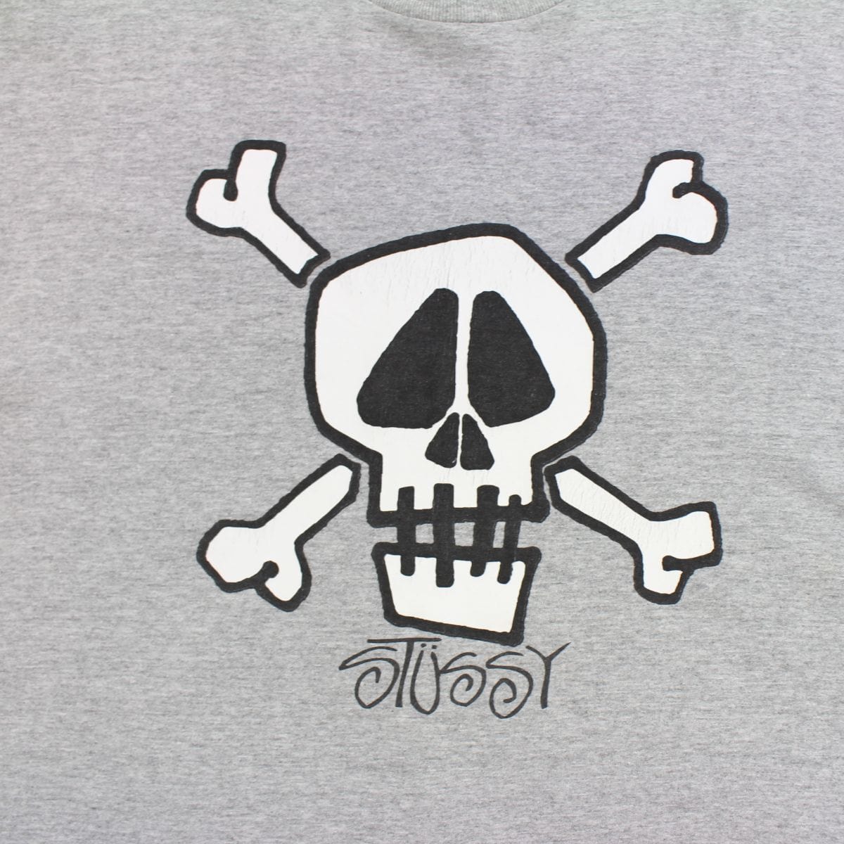 Stussy Skull Tee Grey - SARUUK