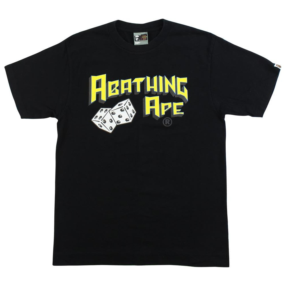 Bape Rolling Dice Tee Black - SARUUK