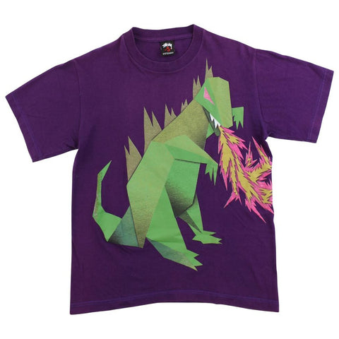 T-shirt Stussy Dino Flame violet