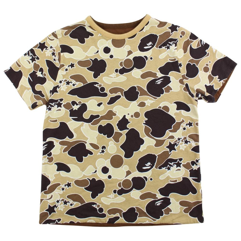Bape psyche Desert Camo Reversible Tee - SARUUK