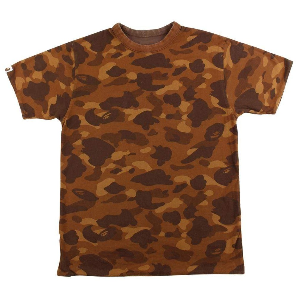 Bape Brown Camo Reversible Tee - SARUUK