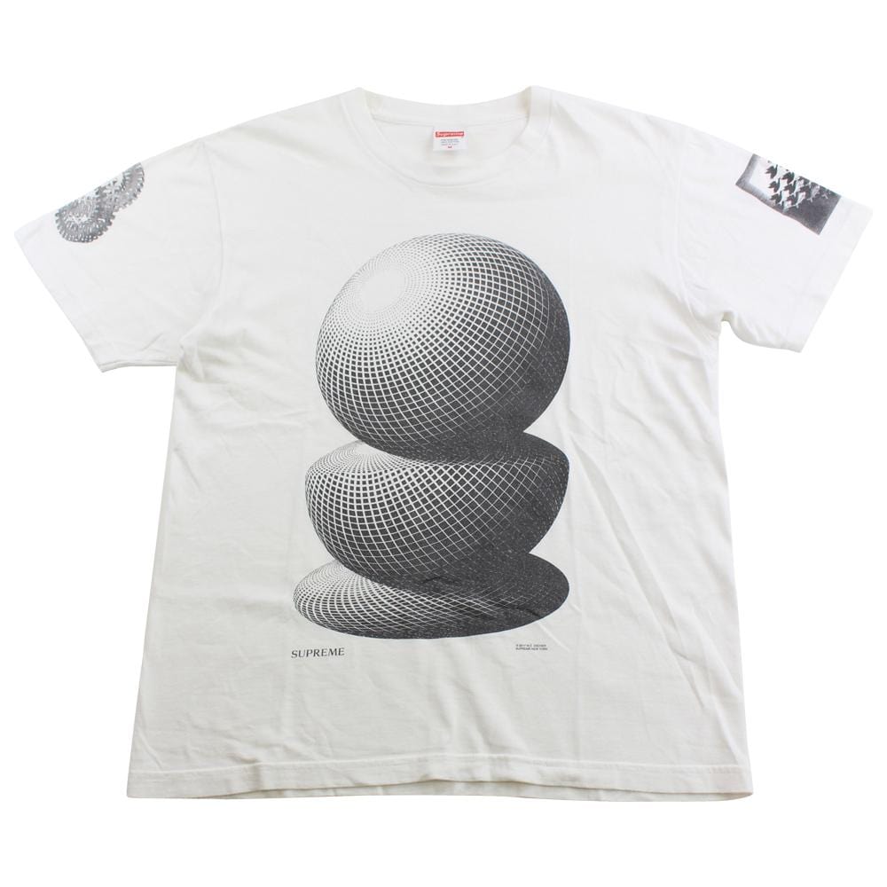 supreme x mc esher tee white - SaruGeneral