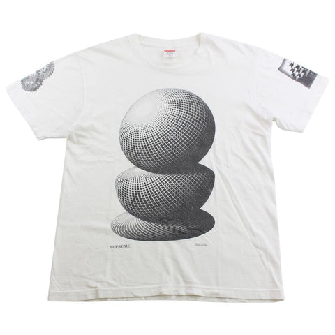 T-shirt Supreme x Mc Esher blanc