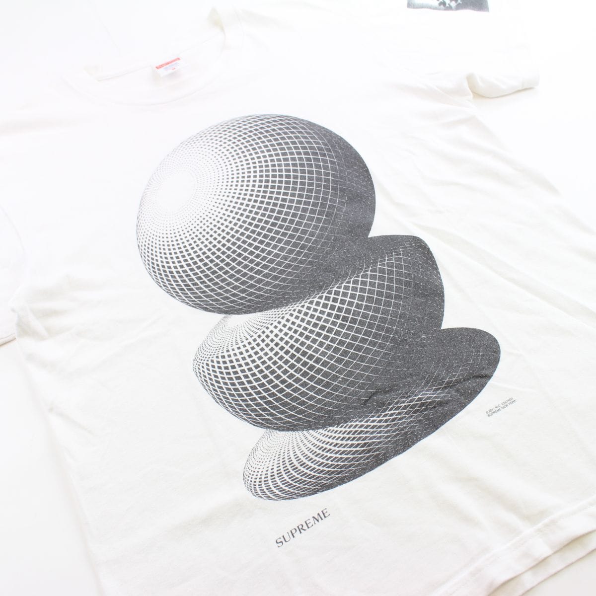 supreme x mc esher tee white - SaruGeneral