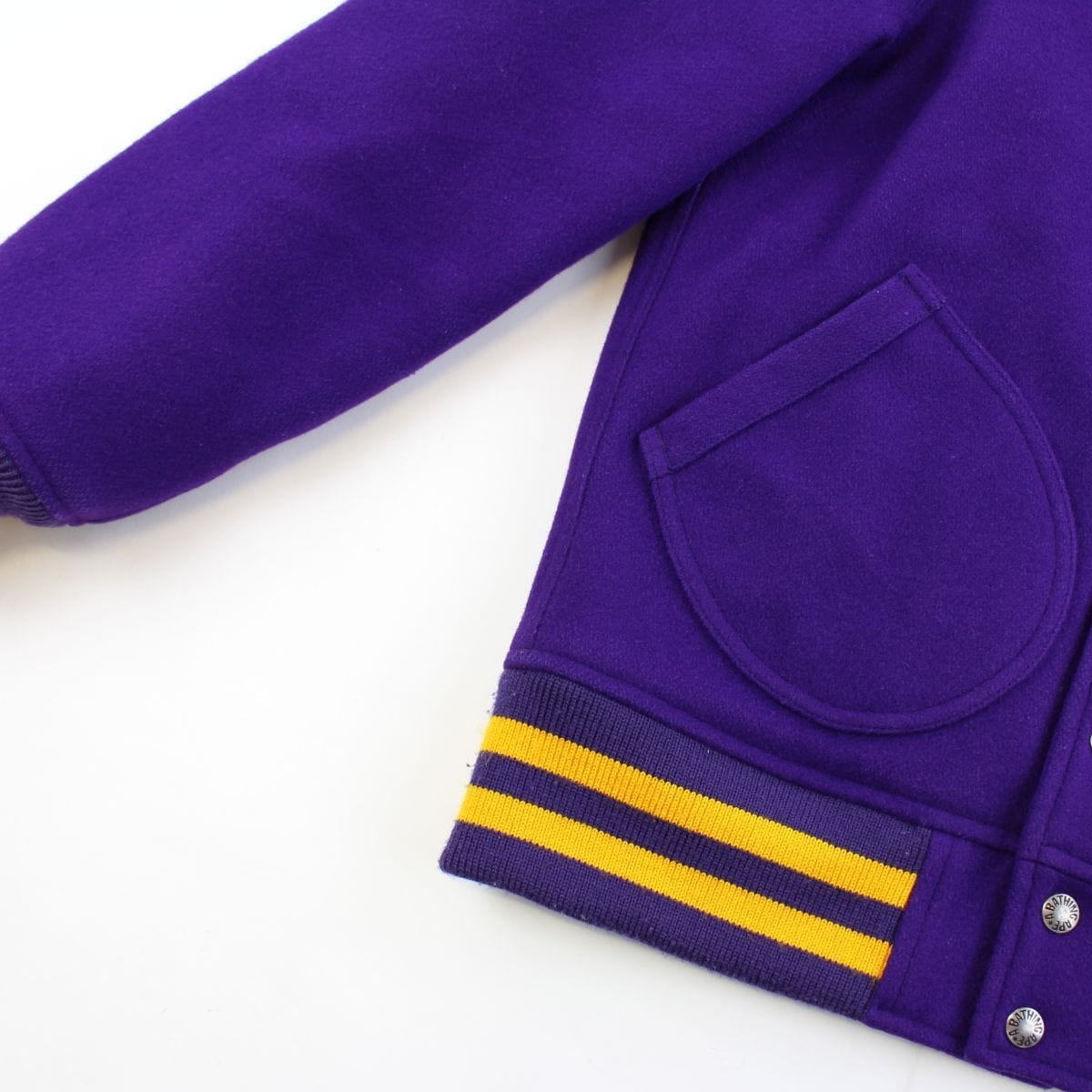 Bape Ursus Varsity Jacket Purple - SARUUK